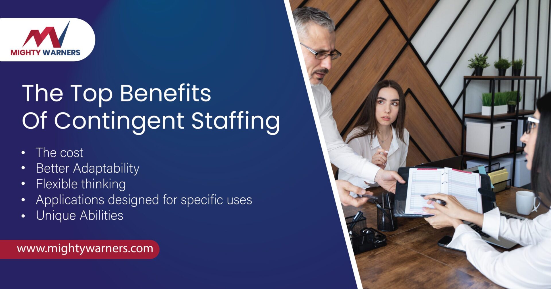 Top benefits of contingent staffing