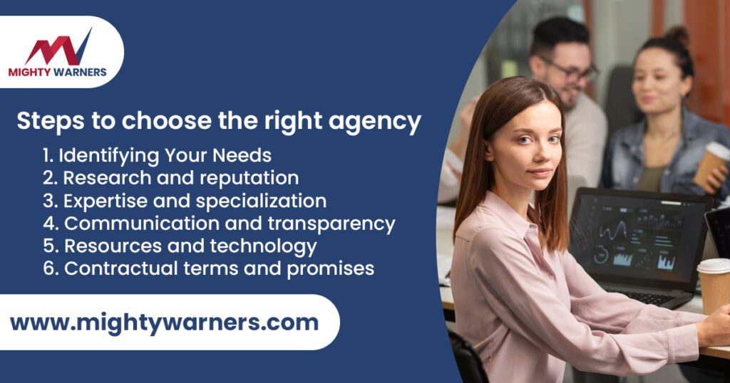 Steps to choose the right agency